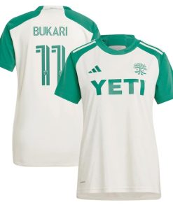 Osman Bukari Austin FC adidas Women's 2024 The Armadillo Kit Replica Player Jersey - Tan