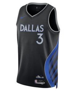 Alternative view of Anthony Davis Dallas Mavericks Nike Unisex 2025/26 Swingman Jersey - Black - City Edition