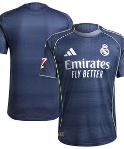 Los Merengues adidas 2025/26 Away Authentic Jersey - Blue/White