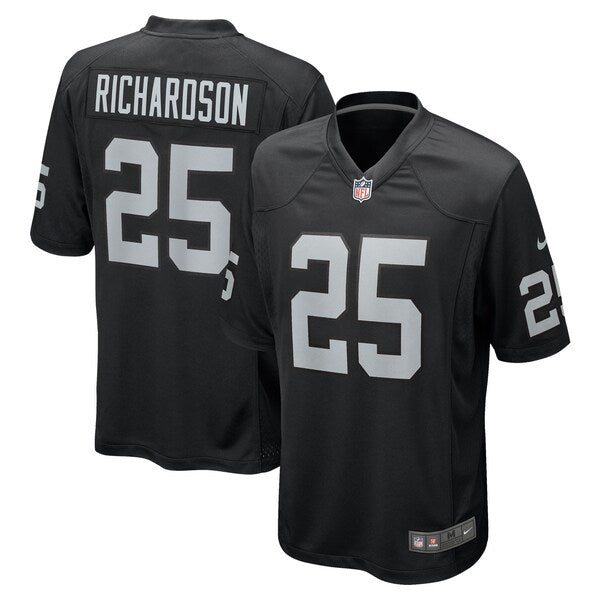 Decamerion Richardson Las Vegas Raiders Nike Team Game Jersey - Black
