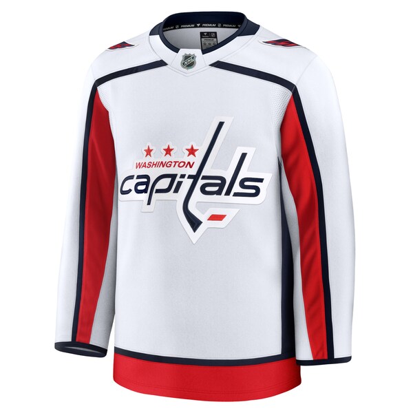Washington Capitals Away Premium Jersey - White/Black/Red - Image 3