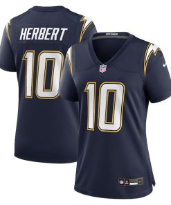 Justin Herbert Los Angeles Chargers Nike Women's Alternate Super Chargers Game Jersey - Navy/Gold