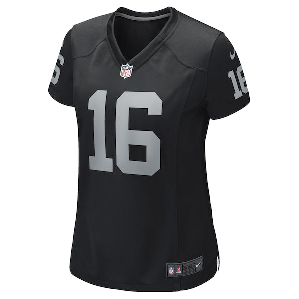 Jim Plunkett Las Vegas Raiders Nike Women's Game Retired Player Jersey - Black - Image 2