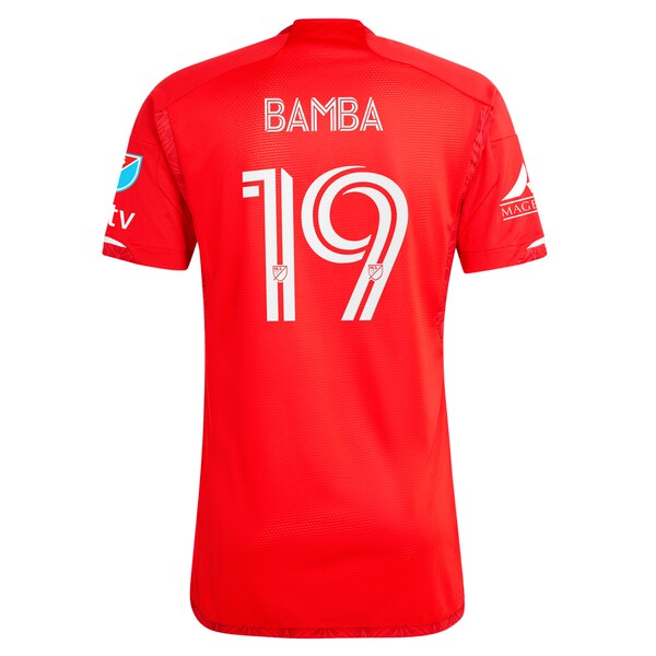 Jonathan Bamba Chicago Fire adidas 2024 Return To Red Authentic Player Jersey - Red - Image 3