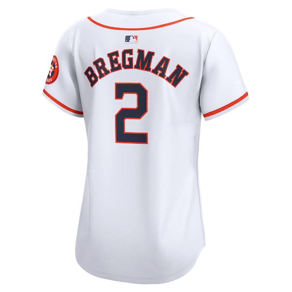 Alex Bregman Houston Astros Nike Women's Home Limited Player Jersey - White - Image 3