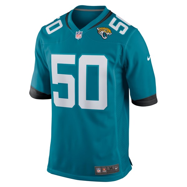 Shaquille Quarterman Jacksonville Jaguars Nike Game Jersey - Teal - Image 2