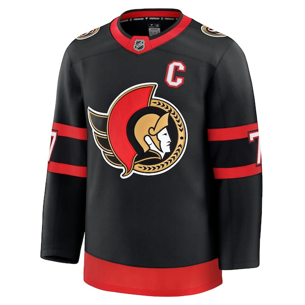 Brady Tkachuk Ottawa Senators Home Premium Jersey - Black - Image 2