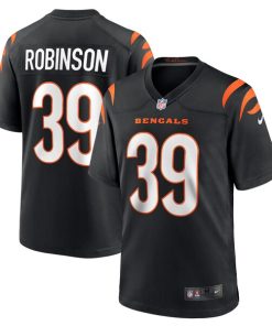 Lance Robinson Cincinnati Bengals Nike  Game Jersey -  Black