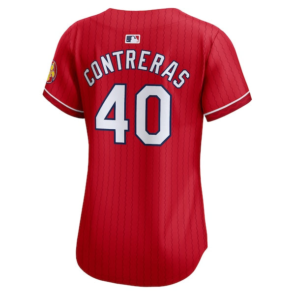 Willson Contreras St. Louis Cardinals Nike Women's 2024 City Connect Limited Player Jersey - Red - Image 3