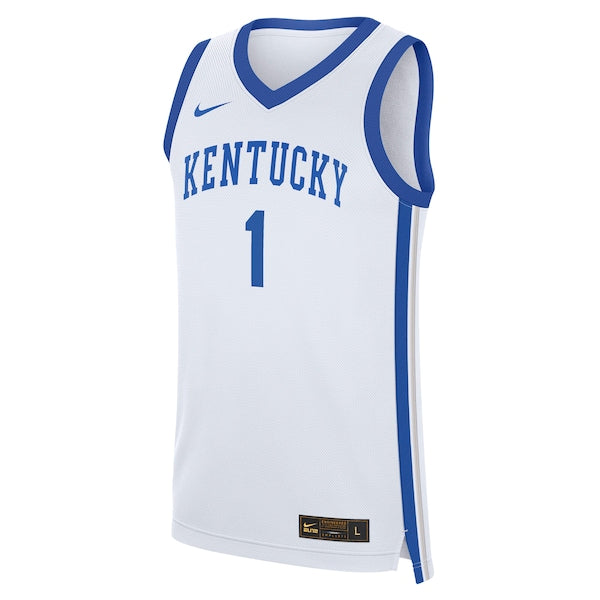 Devin Booker Kentucky Wildcats Nike Performance Replica Basketball Jersey - White - Image 2