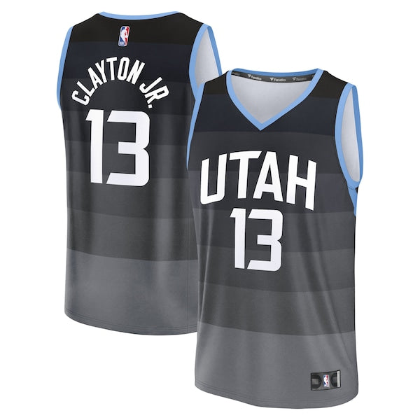 Walter Clayton Jr. Utah Jazz 2025/26 City Edition Fast Break Jersey - Black