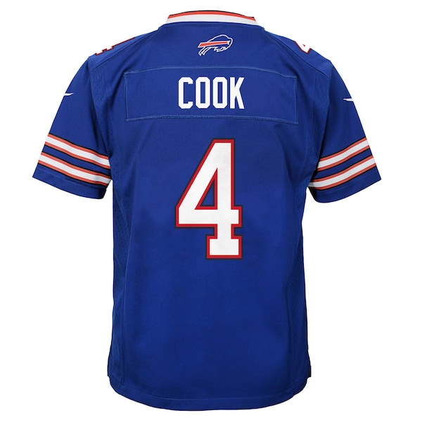 James Cook Buffalo Bills Nike Youth Game Jersey - Royal - Image 3
