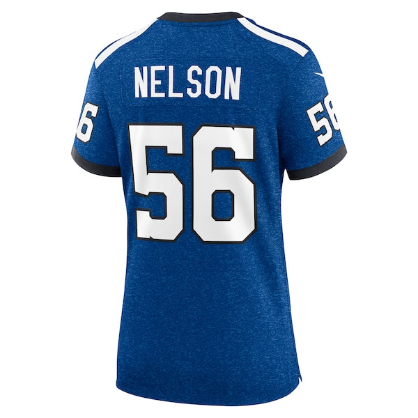 Quenton Nelson Indianapolis Colts Nike Women's Indiana Nights Alternate Game Jersey - Royal - Image 3