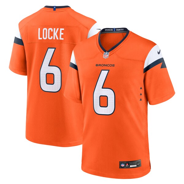 P.J. Locke Denver Broncos Nike Team Game Jersey - Orange - Image 5