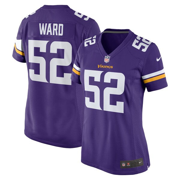 Jihad Ward Minnesota Vikings Nike Women's Team Game Jersey - Purple
