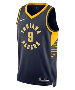 Alternative view of T.J. McConnell Indiana Pacers Nike Unisex Swingman Replica Jersey - Icon Edition - Navy