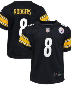 Aaron Rodgers Pittsburgh Steelers Nike Youth Game Jersey - Black/White
