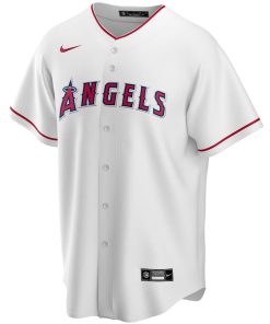 Alternative view of Mike Trout Los Angeles Angels Nike Youth Alternate Replica Player Jersey - White