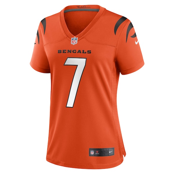 Boomer Esiason Cincinnati Bengals Nike Women's Retired Game Jersey - Orange/Black - Image 3