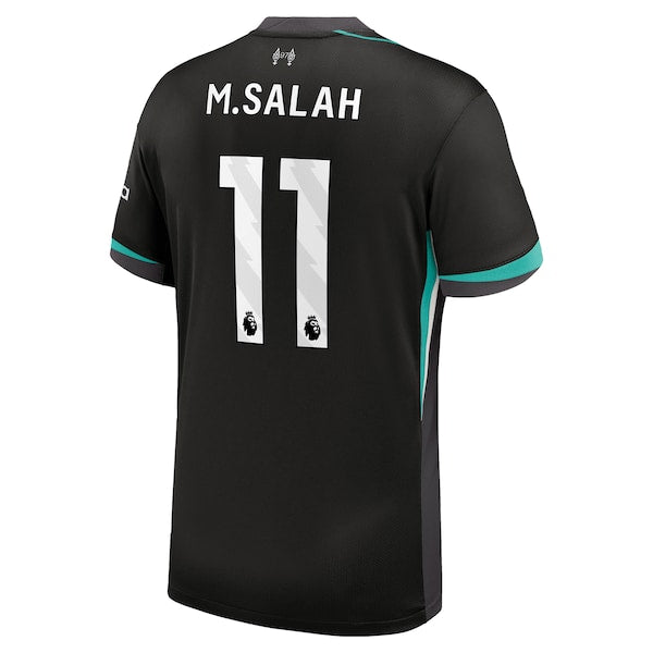 Mohamed Salah Liverpool Nike 2024/25 Away Replica Jersey - Forest Green - Image 4
