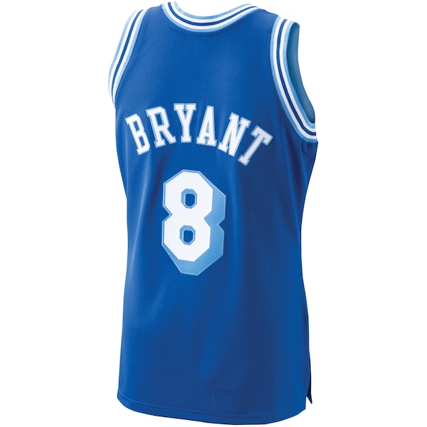 Youth Los Angeles Lakers Kobe Bryant Royal 1996-97 Hardwood Classics Authentic Player Jersey- Blue/Gold/Purple - Image 6