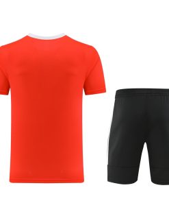 Alternative view of Adidas Short Sleeve Training Jersey Set - AD05- Tangerine