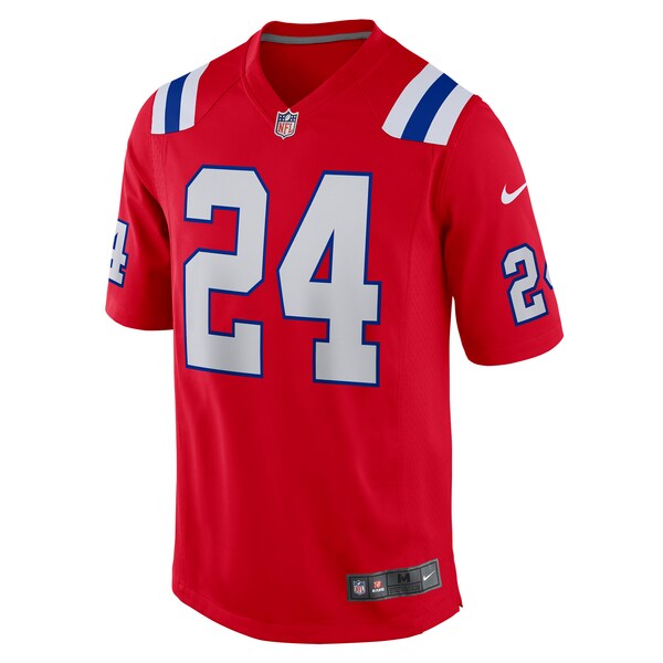 Ty Law New England Patriots Nike Retired Player Alternate Game Jersey - Red/Navy - Image 3
