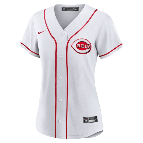 Elly De La Cruz Cincinnati Reds Nike Women's Home Replica Jersey - White - Image 2