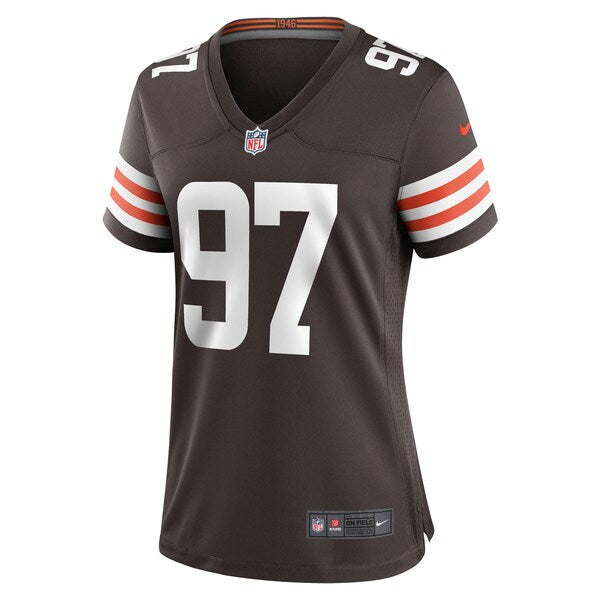 Tommy Togiai Cleveland Browns Nike Women's Game Jersey - Brown - Image 2
