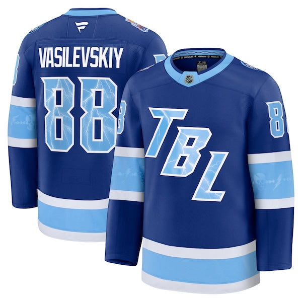 Andrei Vasilevskiy Tampa Bay Lightning 2026 NHL Stadium Series Premium Jersey - Blue