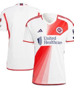 New England Revolution adidas 2024 Defiance Authentic Jersey - White