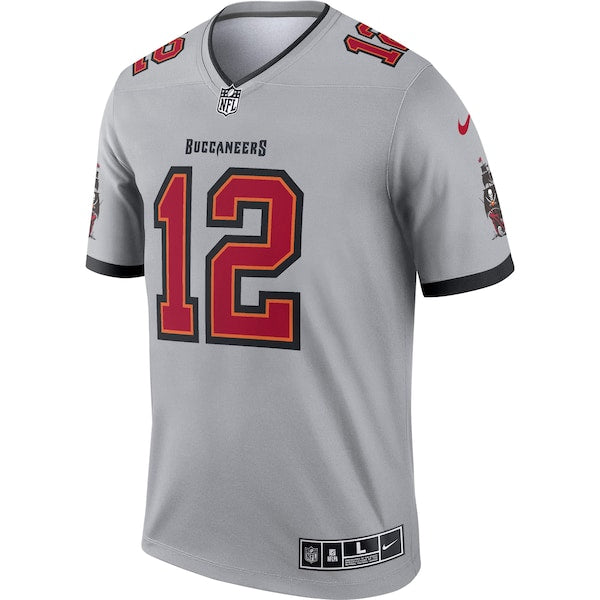 Tom Brady Tampa Bay Buccaneers Nike Inverted Legend Jersey - Gray - Image 2