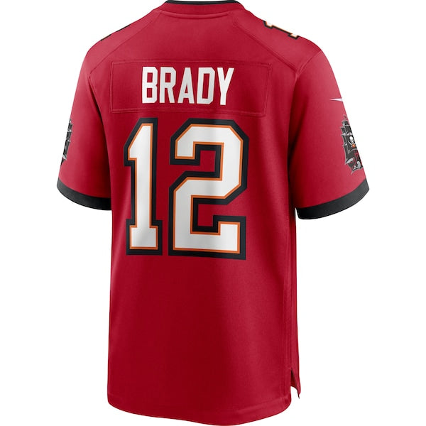 Tom Brady Tampa Bay Buccaneers Nike Game Jersey - Red/Pewter - Image 4