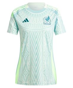 Alternative view of Mexico National Team adidas Women's 2024 Away Replica Jersey - Green