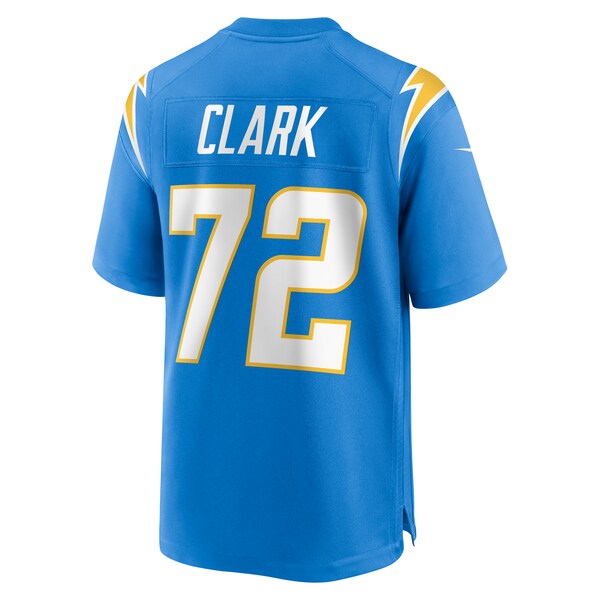 Jerrod Clark Los Angeles Chargers Nike Team Game Jersey - Powder Blue - Image 3