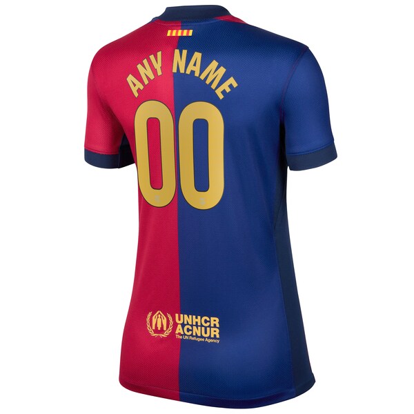 Barcelona Nike Women's 2024/25 Home Replica Custom Jersey - Royal - Image 3