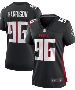Zach Harrison Atlanta Falcons Nike Women's Team Game Jersey -  Black