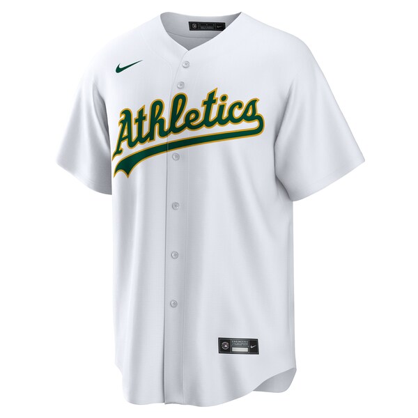 Denzel Clarke Athletics Nike Home Replica Jersey - White - Image 2