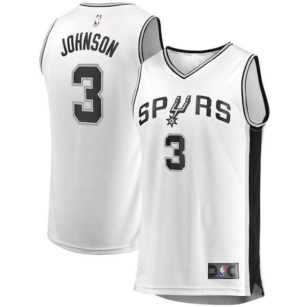 Keldon Johnson San Antonio Spurs Fast Break Association Jersey - White
