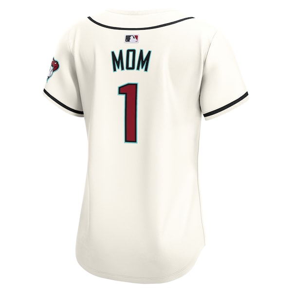 Arizona Diamondbacks Nike Women's #1 Mom Home Limited Jersey - White - Image 3