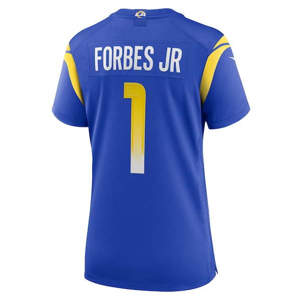 Emmanuel Forbes Jr. Los Angeles Rams Nike Women's Team Game Jersey - Royal - Image 3