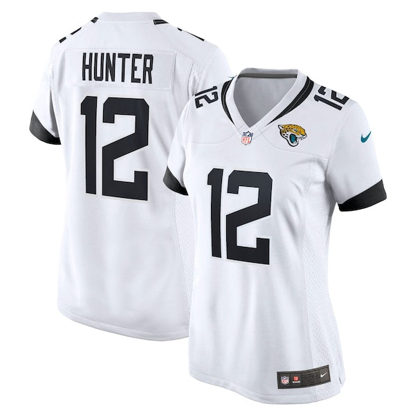 Travis Hunter Jacksonville Jaguars Nike Women's Game Jersey - White/Teal/Black