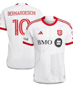 Federico Bernardeschi Toronto FC adidas 2024 GTA Kit Authentic Player Jersey - White
