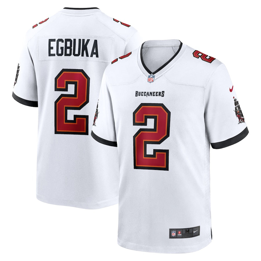 Youth Emeka Egbuka Tampa Bay Buccaneers Nike Team Game Jersey - White