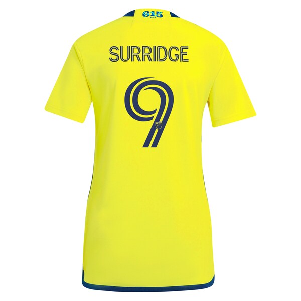 Sam Surridge Nashville SC adidas Women's 2024 The 615 Kit Replica Player Jersey - Yellow - Image 3