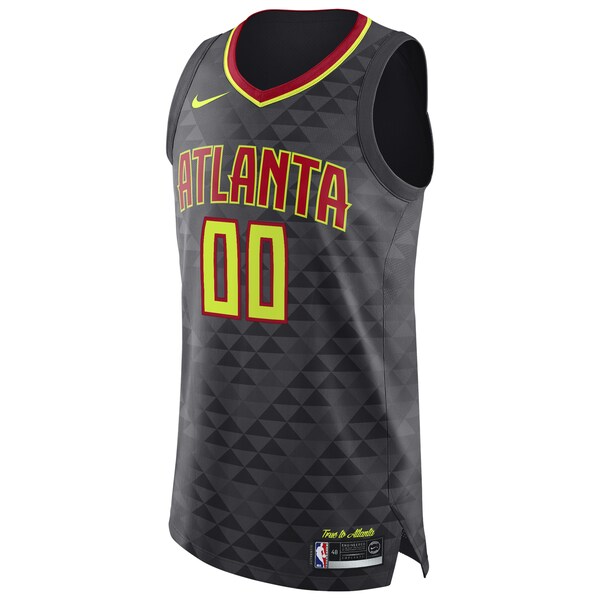Atlanta Hawks Nike Authentic Custom Jersey Black - Icon Edition - Image 2