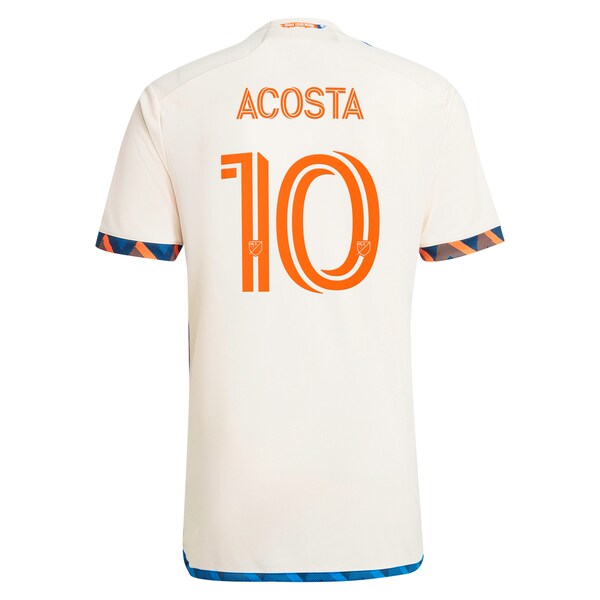 Luciano Acosta FC Cincinnati adidas 2024 The Canvas Kit Replica Player Jersey - White - Image 3