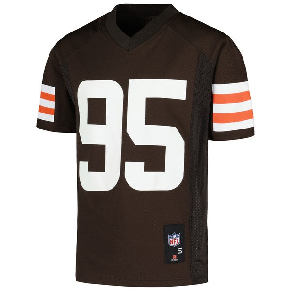 Myles Garrett Cleveland Browns Youth Replica Player Jersey - Brown - Image 2