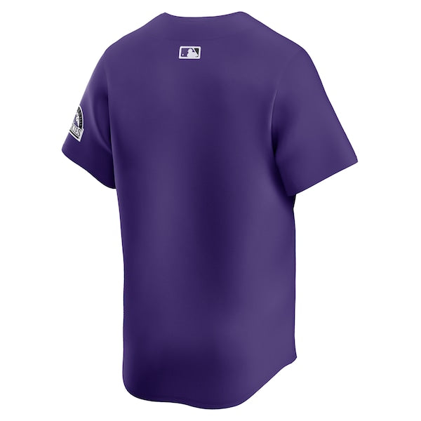 Colorado Rockies Nike Alternate Limited Jersey?ยจC Purple - Image 3