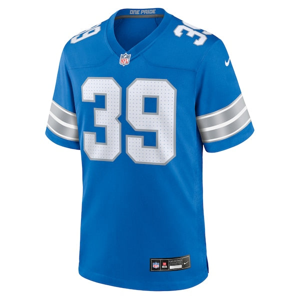 Jake Bates Detroit Lions Nike Team Game Jersey - Blue - Image 5